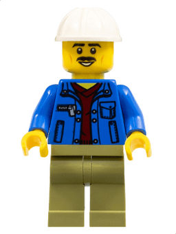 LEGO Truck Driver (cty1050) minifigure