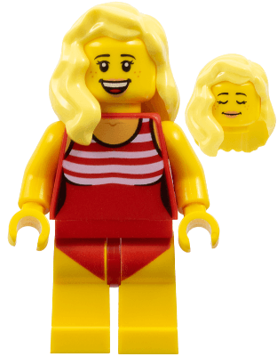 LEGO Swimmer (cty1053) Town / City Minifigure