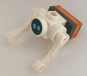 LEGO City Space Robot Drone Medium Azure Eyes (cty1066) Town / City Minifigure