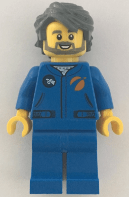 LEGO Astronaut (cty1068) Town / City Minifigure