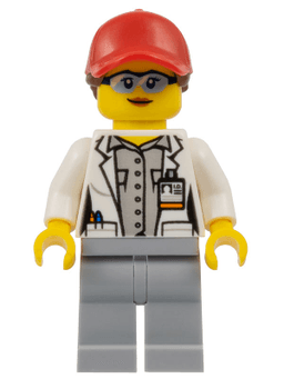 LEGO Scientist (cty1069) minifigure