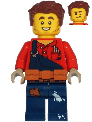 LEGO Harl Hubbs (cty1074) Town / City Minifigure