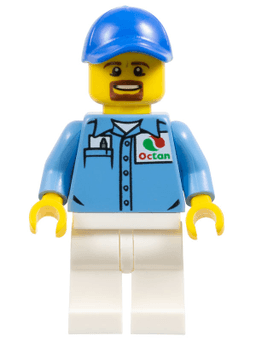 LEGO Gas Station Worker (cty1075) minifigure
