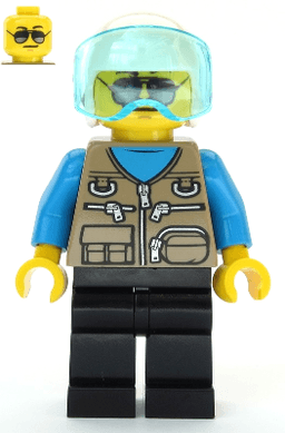 LEGO Helicopter Pilot (cty1082) minifigure
