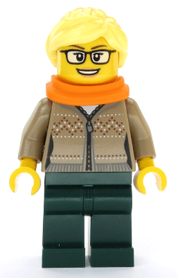 LEGO Hot Drinks Stand Clerk (cty1084) minifigure