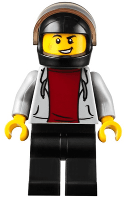 LEGO Motorcyclist Stunt Driver (cty1097) minifigure