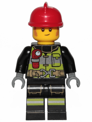 LEGO Fire Fighter (cty1105) Town / City Minifigure