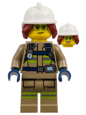 LEGO Fire Fighter Female (cty1113) Town / City Minifigure