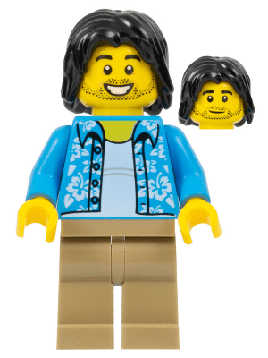 LEGO Tourist / Surfer (cty1118) Town / City Minifigure
