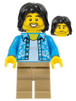 LEGO Tourist / Surfer (cty1118) minifigure