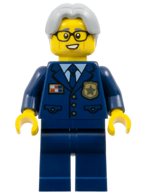 LEGO Police Chief (cty1124) Town / City Minifigure