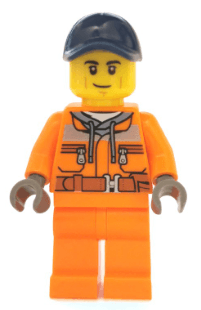 LEGO Street Sweeper Operator (cty1140) minifigure
