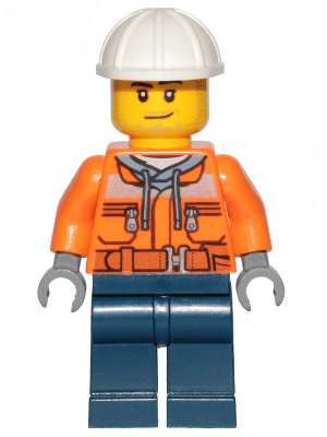 LEGO Construction Worker (cty1154) Town / City Minifigure