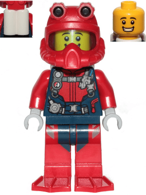 LEGO Scuba Diver (cty1173) Town / City Minifigure