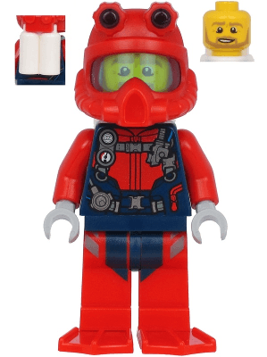 LEGO Scuba Diver (cty1180) Town / City Minifigure