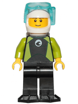 LEGO Diver (cty1191) minifigure