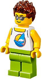 LEGO Plane Passenger (cty1196) Town / City Minifigure