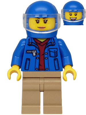 LEGO Pilot Rivera (cty1199) Town / City Minifigure