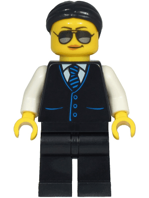 LEGO Limousine Driver (cty1212) Town / City Minifigure