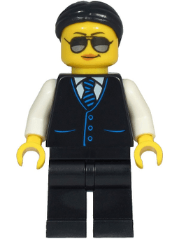 LEGO Limousine Driver (cty1212) minifigure