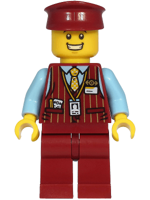 LEGO Tram Driver (cty1220) Town / City Minifigure