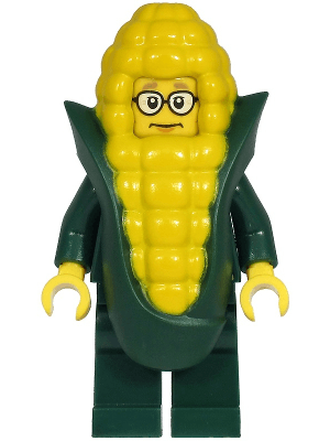 Mayor Solomon Fleck - Dark Green Suit Jacket, Corn Cob Costume