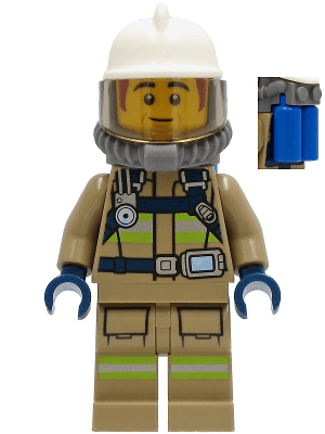 LEGO Fire Fighter (cty1253) Town / City Minifigure