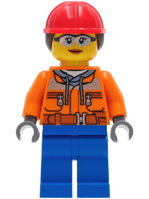 LEGO Construction Worker (cty1272) Town / City Minifigure
