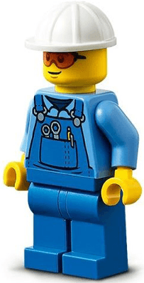 LEGO Roadwork Truck Driver (cty1274) Town / City Minifigure