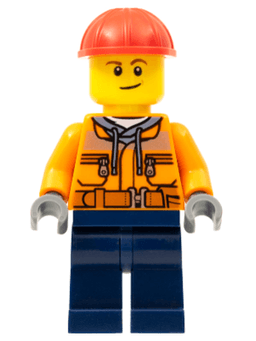 LEGO Construction Worker (cty1286) minifigure