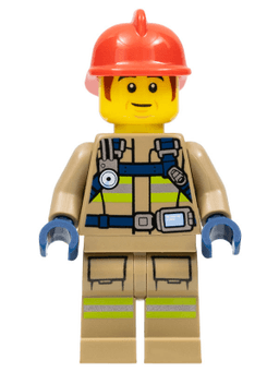 LEGO Firefighter Bob without Air Tanks (cty1287) minifigure