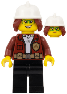 LEGO Fire Chief Female (cty1288) minifigure