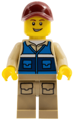 LEGO Wildlife Rescue Worker (cty1292) Town / City Minifigure