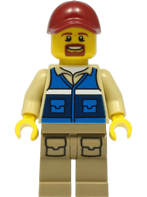 LEGO Wildlife Rescue Worker (cty1298) Town / City Minifigure