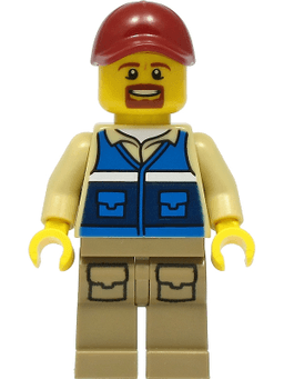 LEGO Wildlife Rescue Worker (cty1298) minifigure