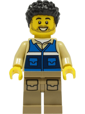 LEGO Wildlife Rescue Worker (cty1306) Town / City Minifigure