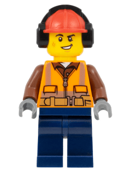LEGO Construction Worker (cty1317) minifigure