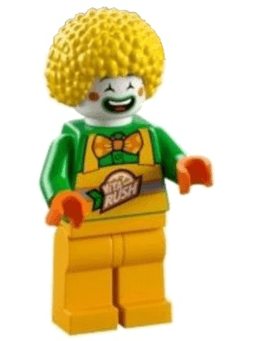 LEGO Citrus the Clown Yellow Hair (cty1339) minifigure