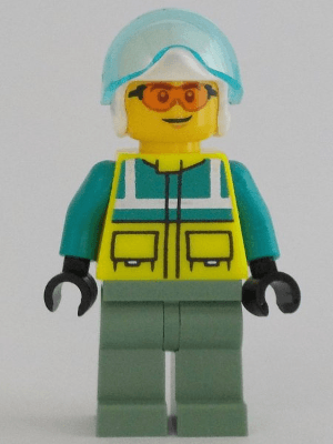 LEGO Rescue Helicopter Pilot (cty1344) Town / City Minifigure