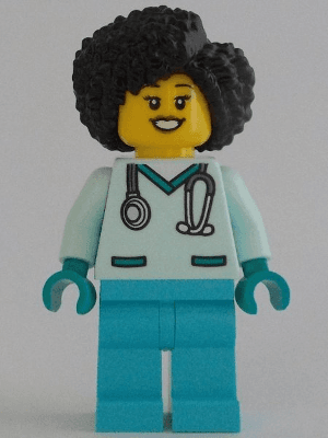 LEGO Dr. Flieber (cty1346) Town / City Minifigure