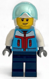 LEGO Stunt Plane Pilot (cty1397) Town / City Minifigure
