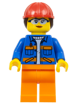LEGO Construction Worker (cty1402) minifigure