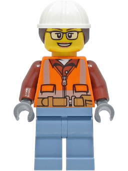 LEGO Construction Worker (cty1405) minifigure