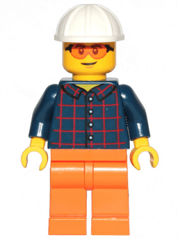 LEGO Construction Worker (cty1435) minifigure