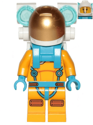 LEGO Lunar Research Astronaut (cty1436) Town / City Minifigure