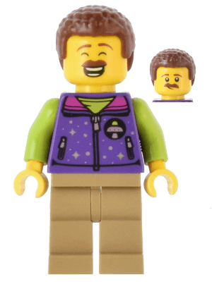 LEGO Space Ride Attendant (cty1460) Town / City Minifigure