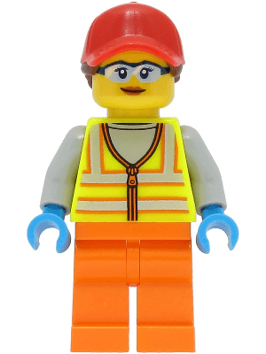 LEGO Reach Stacker Driver (cty1467) Town / City Minifigure