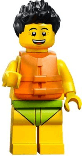 LEGO Sudsy Simon Tub Racer (cty1476) minifigure