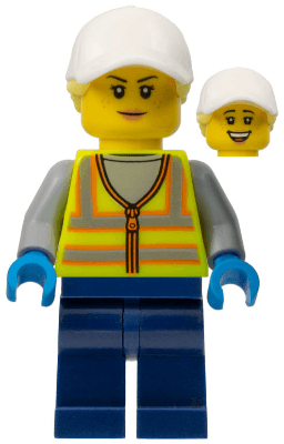 LEGO Forklift Driver (cty1483) Town / City Minifigure