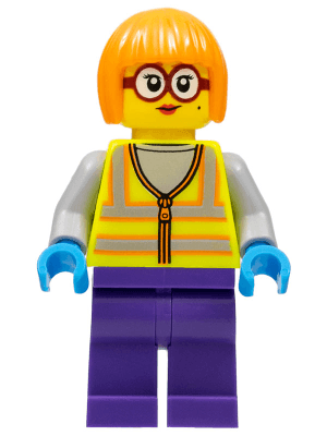 Shirley Keeper - Neon Yellow Safety Vest with Reflective Stripes